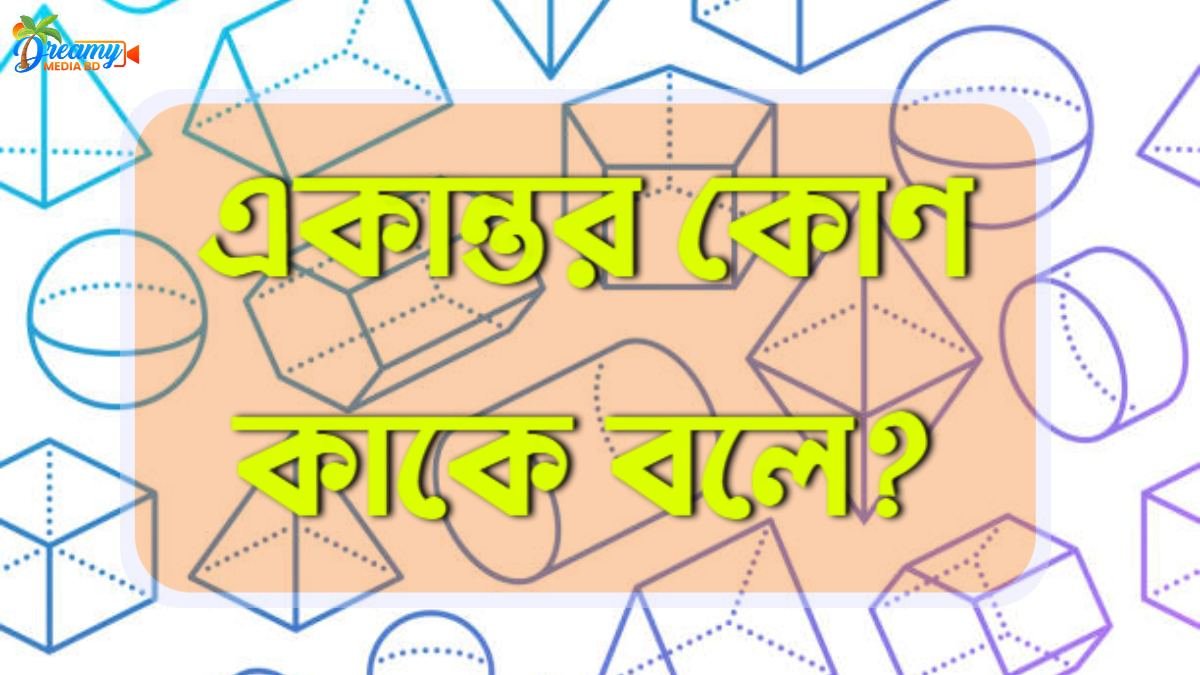 একান্তর কোণ কাকে বলে