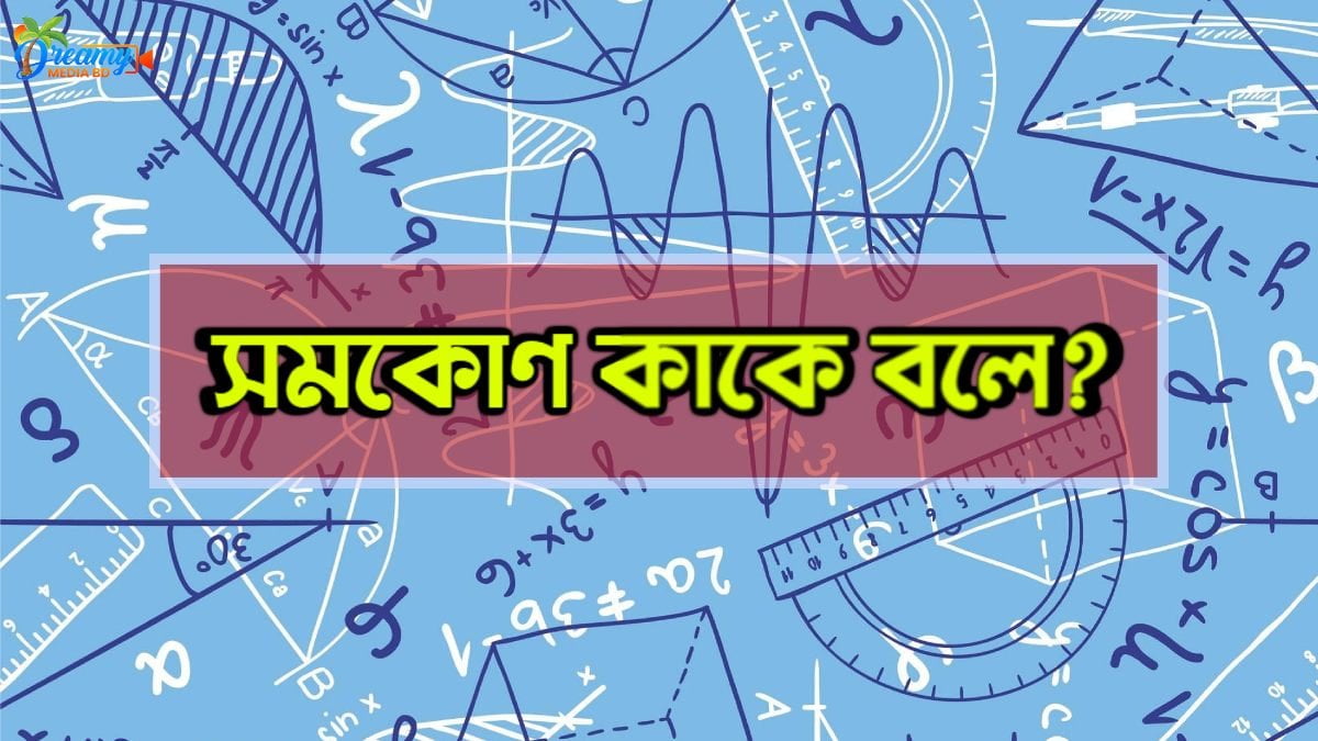 সমকোণ কাকে বলে