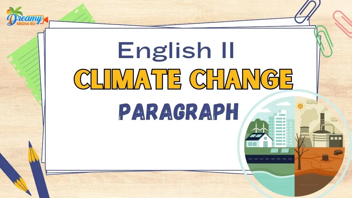 Climate change Paragraph