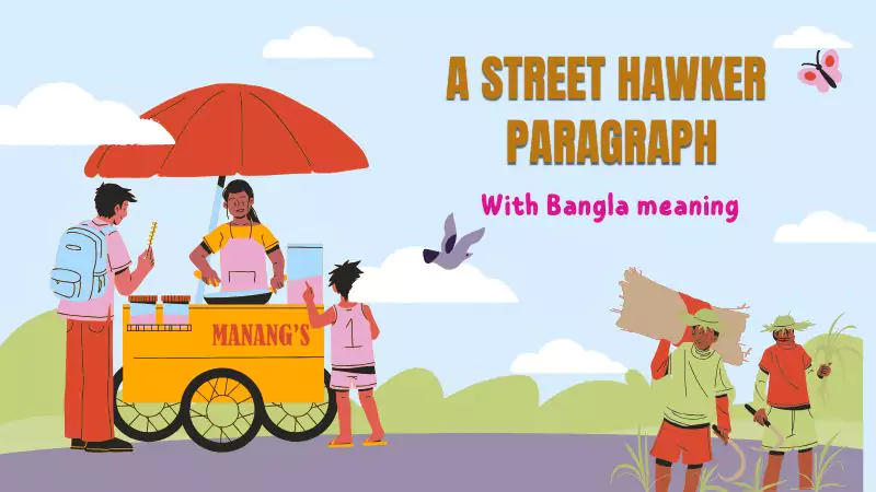 A Street Hawker Paragraph