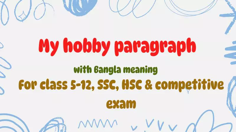 My hobby paragraph